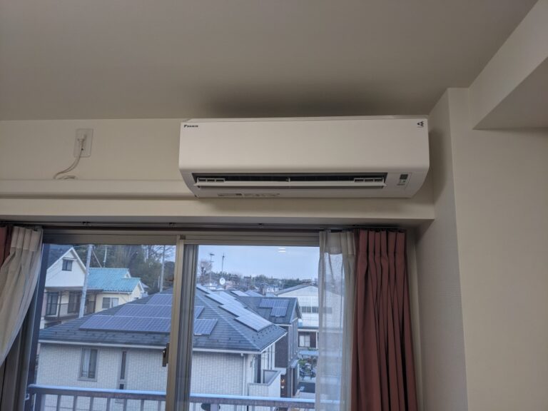 設置したダイキン製エアコン